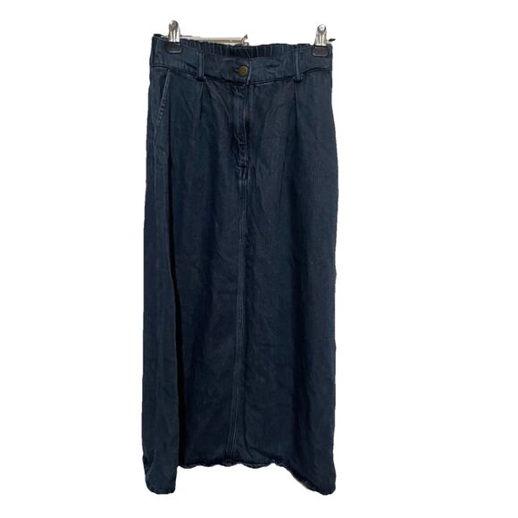 YFB Young fabulous & Broke Midi Elastic Waist Jean Skirt Size Small